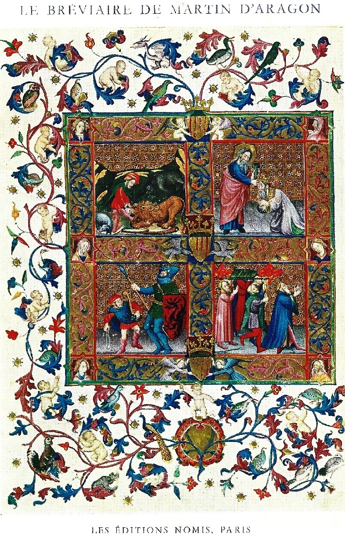 1398 Le Breviaire de Martin d'Aragon.