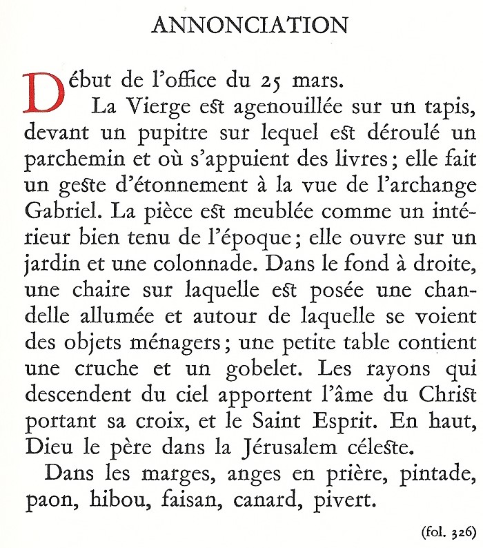 Annonciation. Le Breviaire de Martin d'Aragon.
