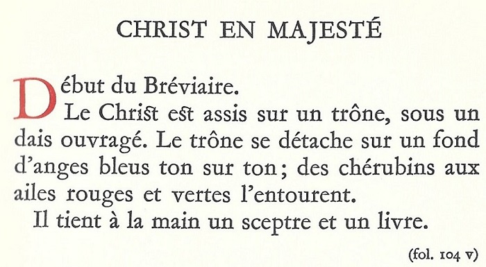 Christ en Majesté. Le Breviaire de Martin d'Aragon.