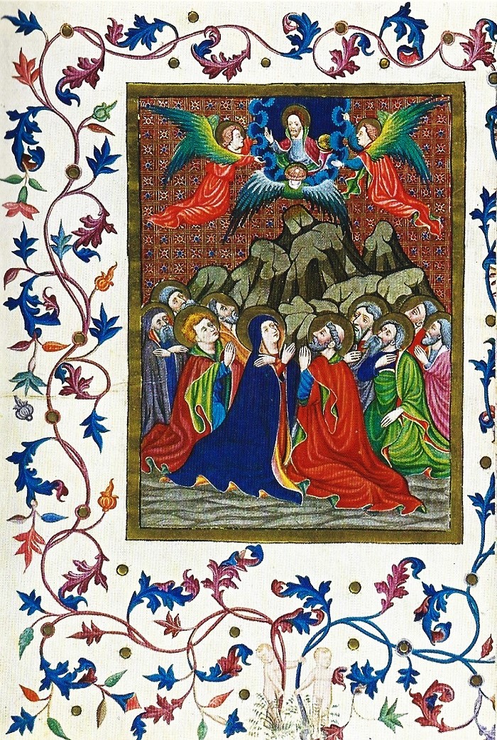 Ascension. Le Breviaire de Martin d'Aragon.