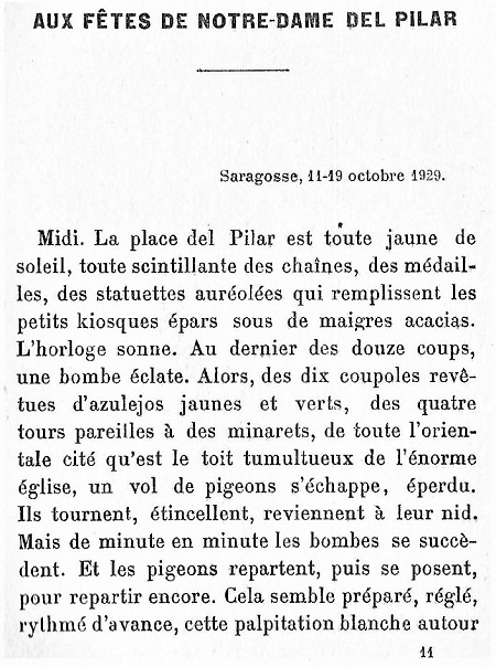 Pélerinages en Espagne. 1930. 161