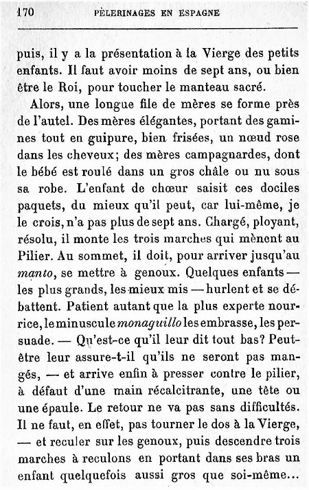 Pélerinages en Espagne. 1930. 170