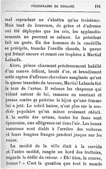 Pélerinages en Espagne. 1930. 191