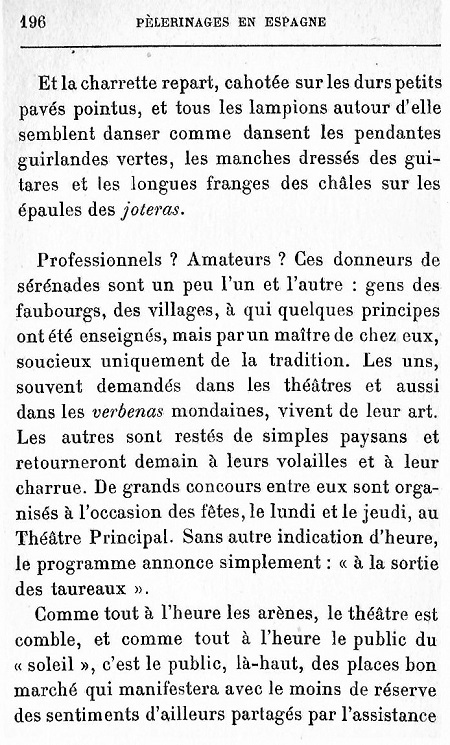 Pélerinages en Espagne. 1930. 196