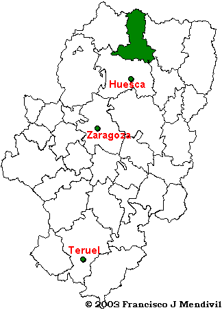 Comarca Alto Gállego dans Aragon