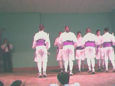 Dance de Herrera de los Navarros encuentro de danzantes en Novillas.