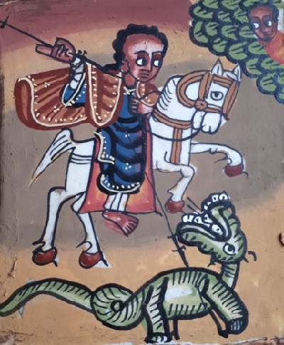 San Jorge, en Etiopía, diversas imagenes e Iconos de su devoción 1995. 23