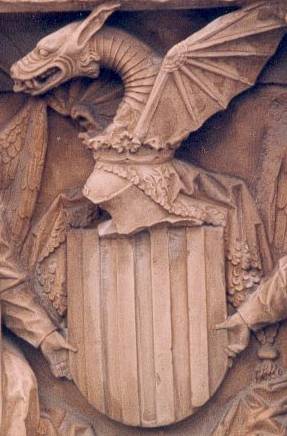 Talking crest with the name of Aragon