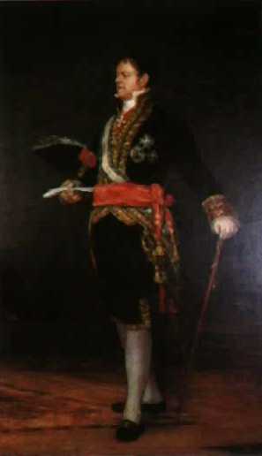 Ferdinand VII peint par Goya