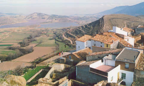 El pantano de Maidebera desde Aranda de Moncayo