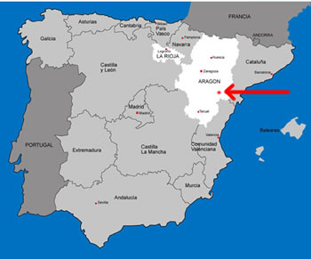 Où se trouve Torrecilla de Alcañiz