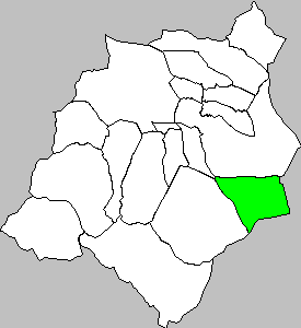 Situation municipality Pozuelo de Aragon in the Comarca Campo de Borja
