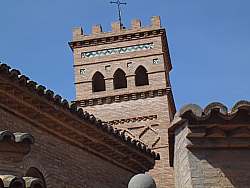 Detalle de la Torre 2 mudéjar en Torres de Berrellén