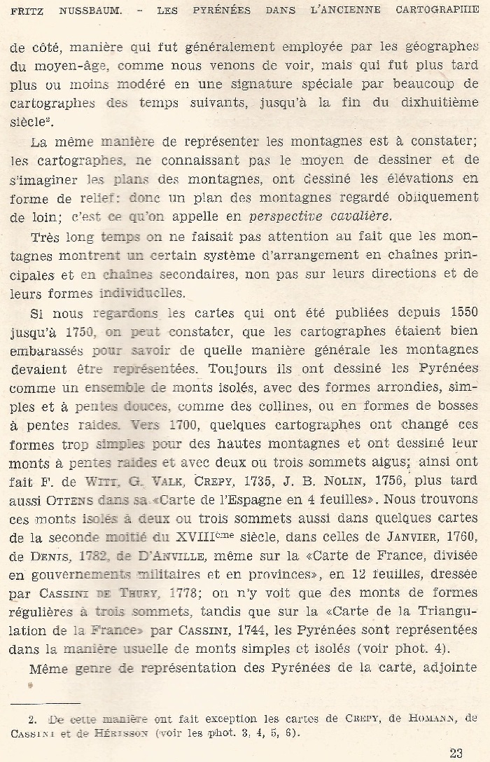 Les Pyrénées Dans l'Ancienne Cartographie selon la collection de Cartes de la Bibliothèque de la Ville de Berne (Suisse) 23