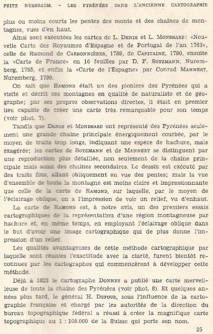 Les Pyrénées Dans l'Ancienne Cartographie selon la collection de Cartes de la Bibliothèque de la Ville de Berne (Suisse) 25