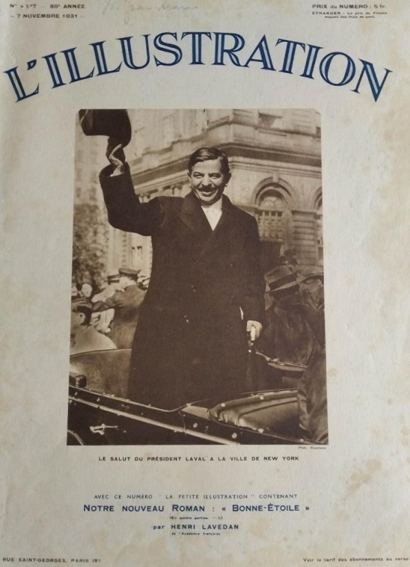 L'Illustration. 7 novembre 1931. 4627