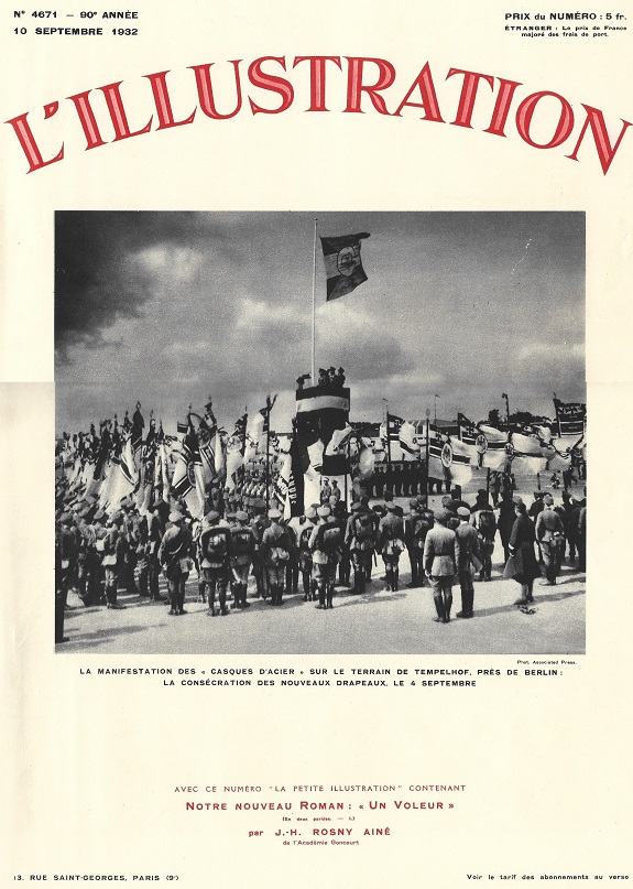 L'Illustration. 10 septembre 1932. 4671 Portada