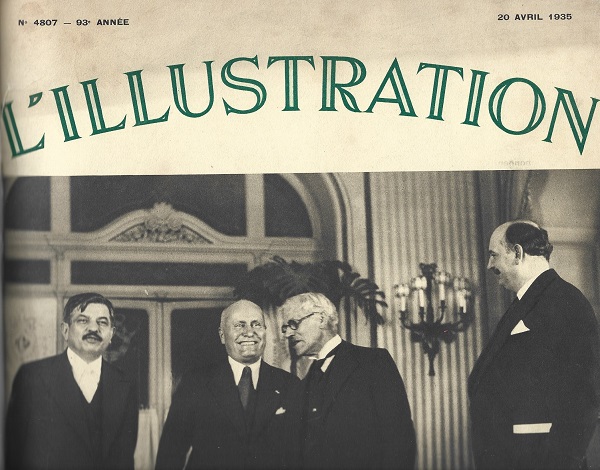 L'Illustration 20 avril 1935. 4807 Coverture