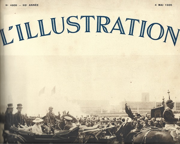 L'Illustration 4 mai 1935. 4809 Coverture