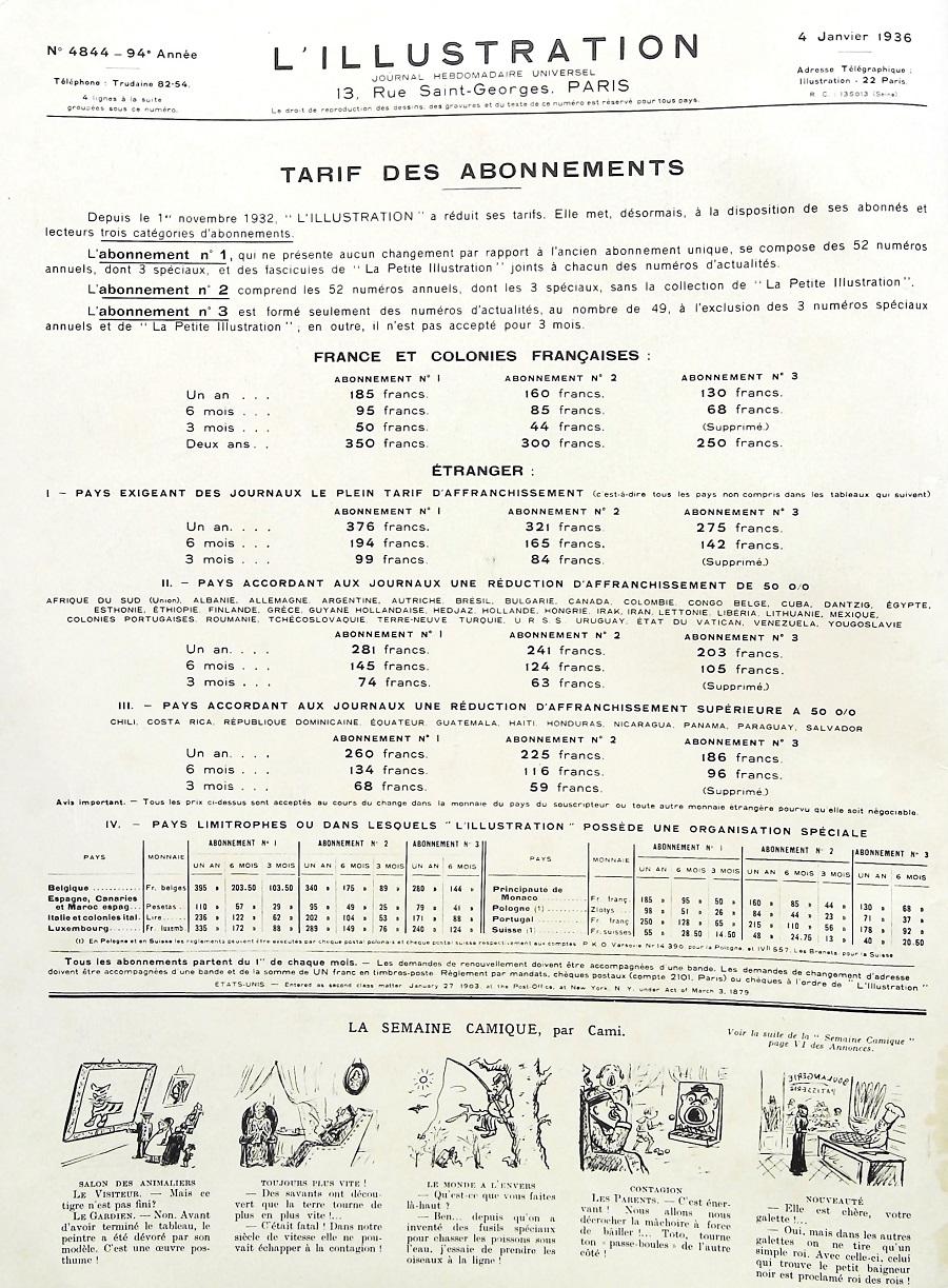 L'Illustration 4844 - 4 janvier 1936
