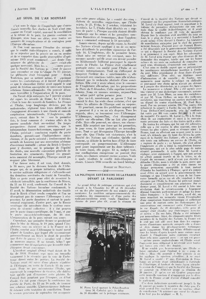 L'Illustration 4844 - 4 janvier 1936 7