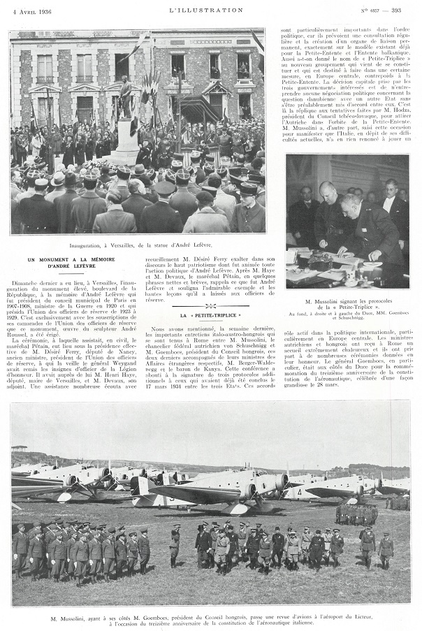 L'Illustration 4857 - 4 avril 1936 393