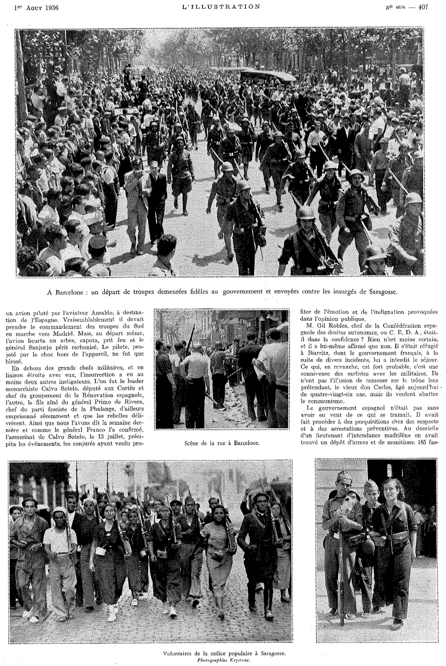 L'Illustration 4874 - 1 août 1936 pag. 407