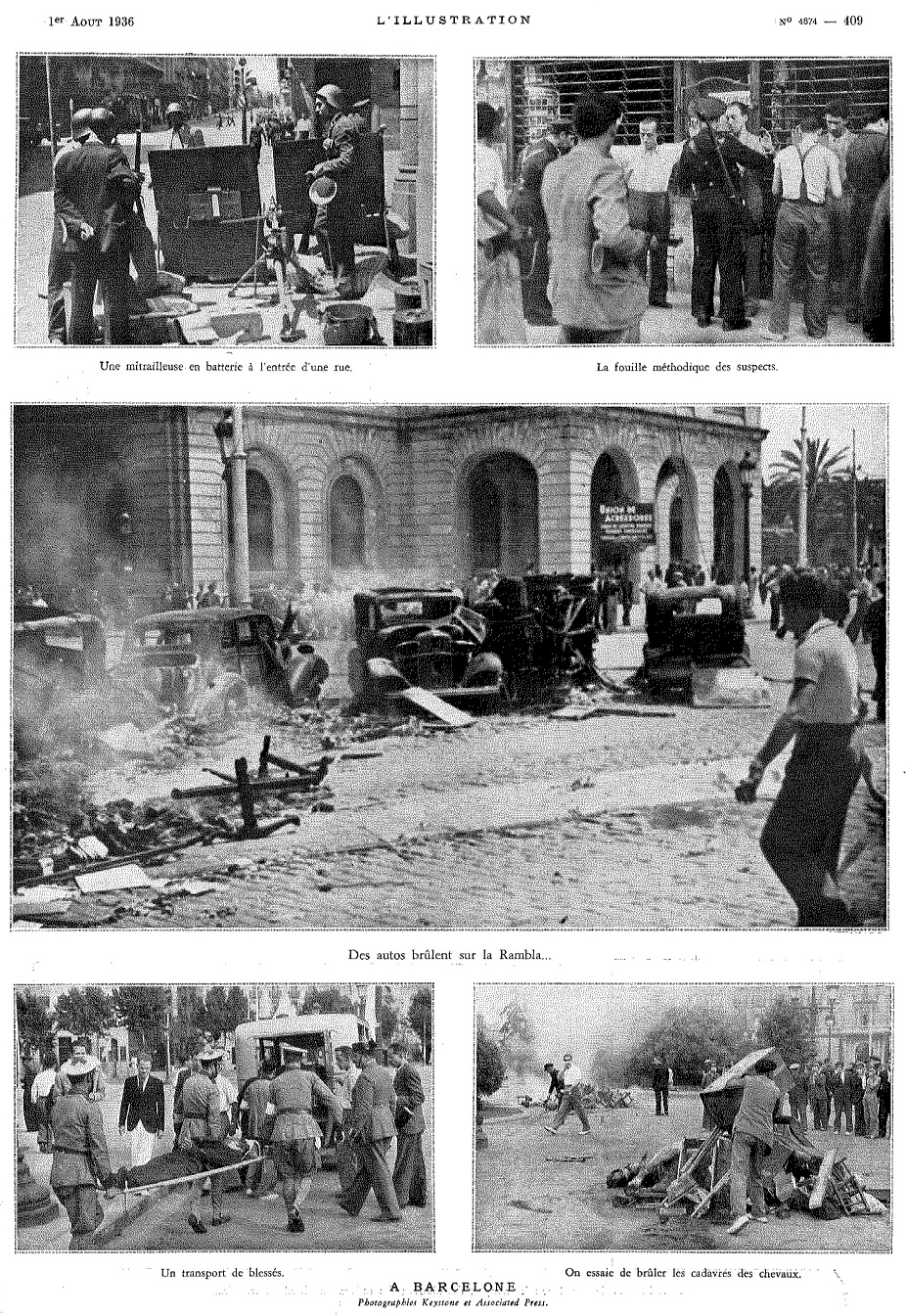 L'Illustration 4874 - 1 août 1936 pag. 409