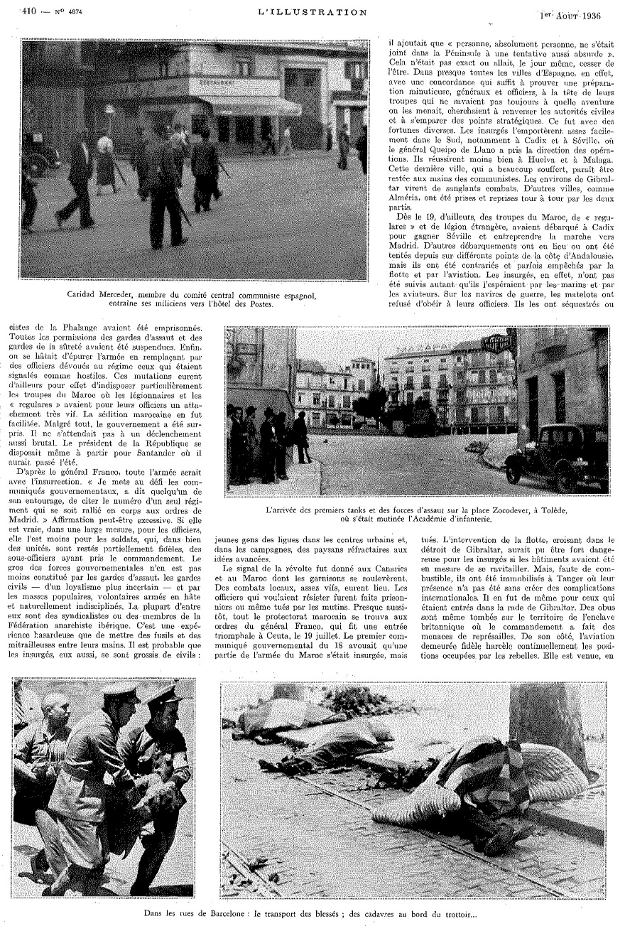 L'Illustration 4874 - 1 août 1936 pag. 410