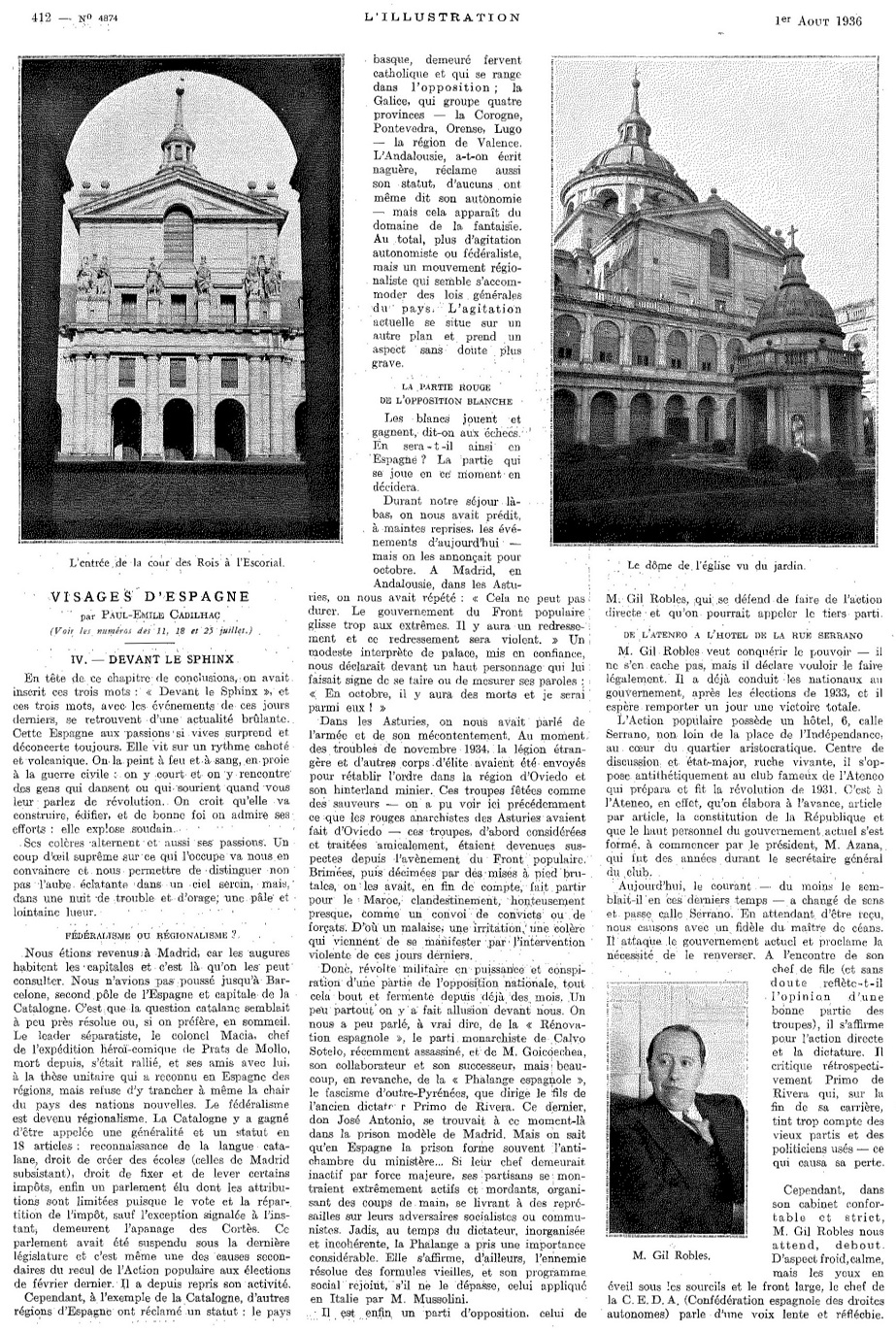 L'Illustration 4874 - 1 août 1936 pag. 412