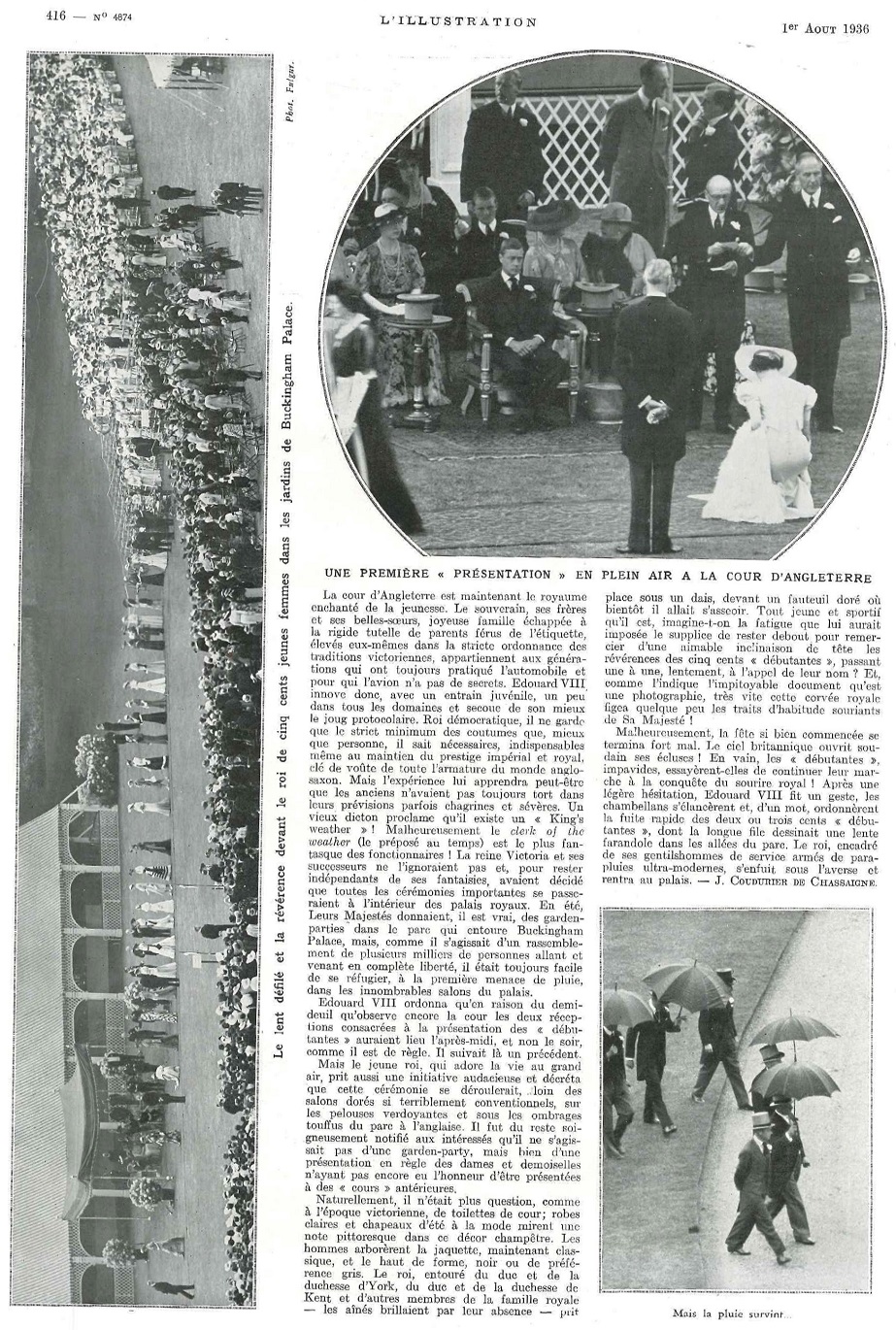 L'Illustration 4874 - 1 août 1936 pag. 416
