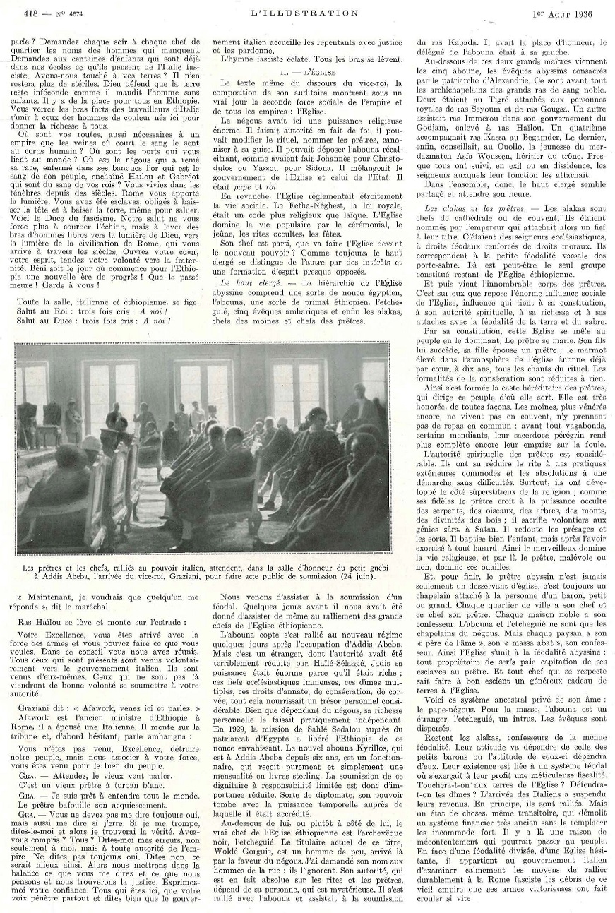 L'Illustration 4874 - 1 août 1936 pag. 418