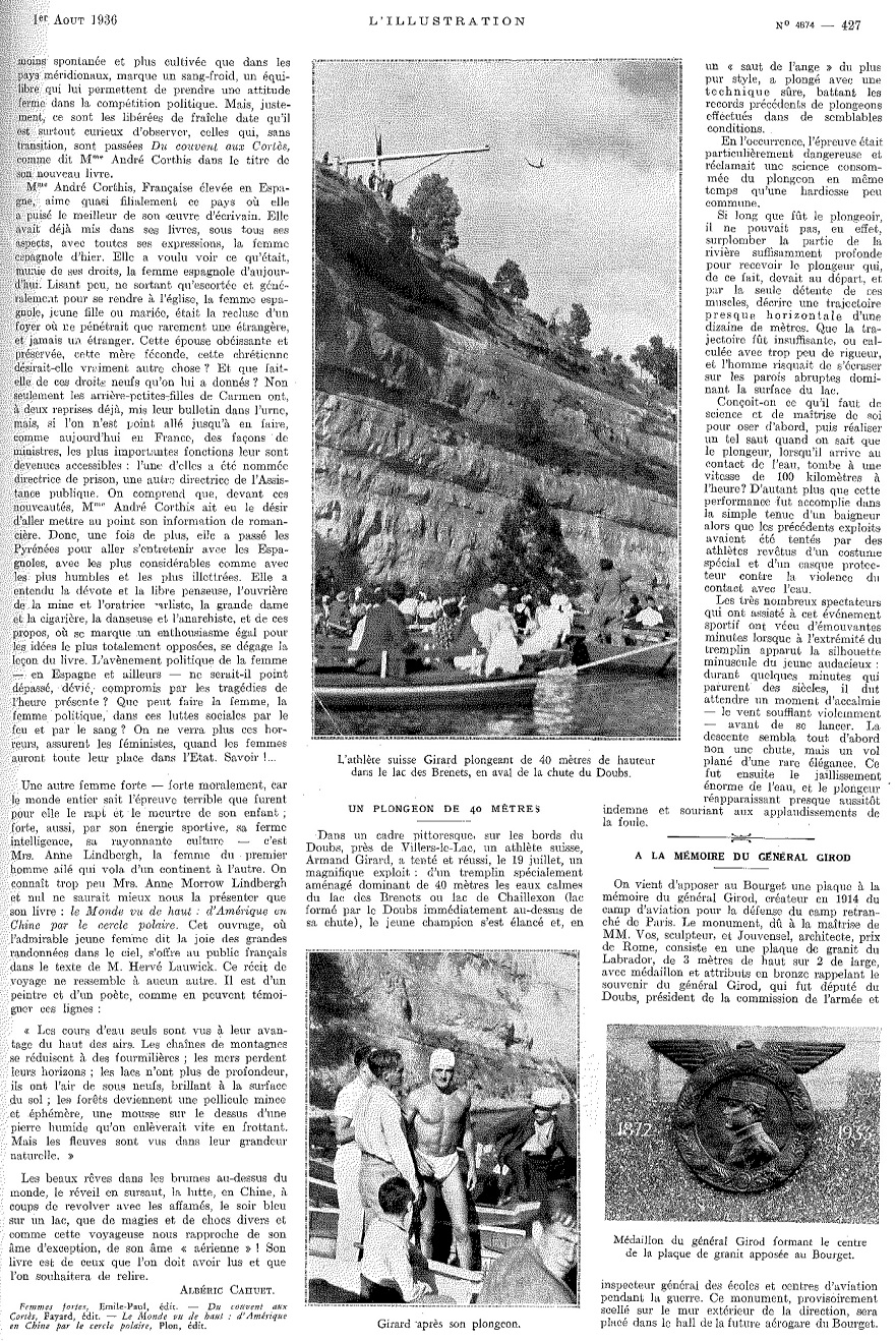 L'Illustration 4874 - 1 août 1936 pag. 427