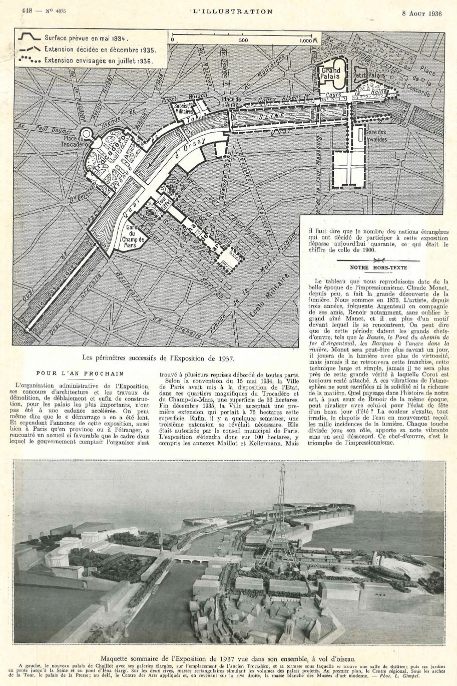 L'Illustration 4875 - 8 août 1936 pag. 448