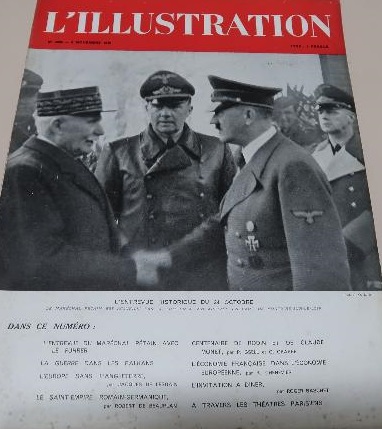 L'Illustration 9 novembre 1940. Cuverture