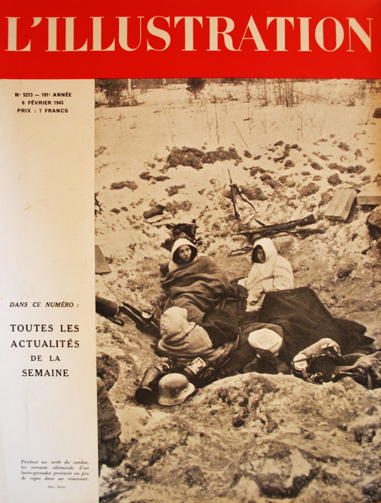 L'Illustración 6 février de 1943. 5213. Coverture