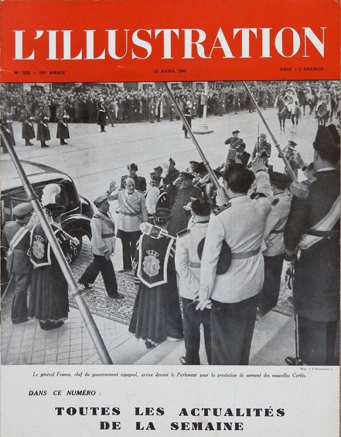 L'Illustration 10 avril de 1943. Coverture