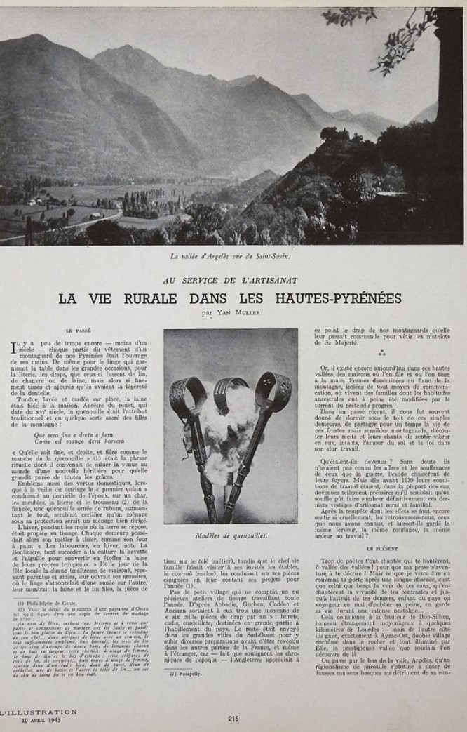 L'Illustration 10 avril de 1943. Páge 215