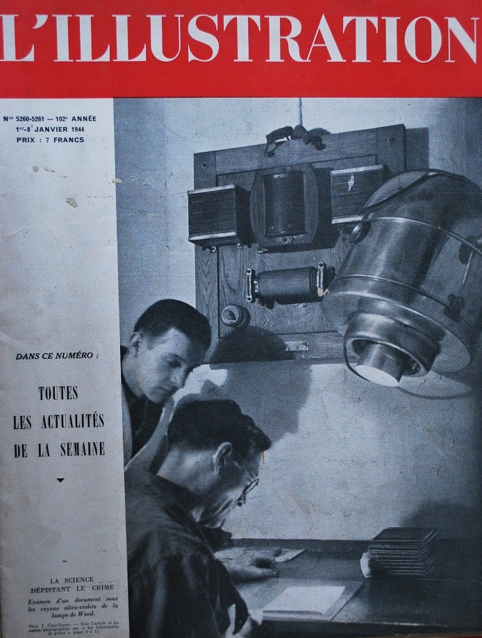 L'Illustration 1 a 8 janvier de 1944. Cuverture