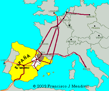 Carte situation de Province Huesca dans Aragon et Europe Carte situation Province Huesca dans Aragon et Europe